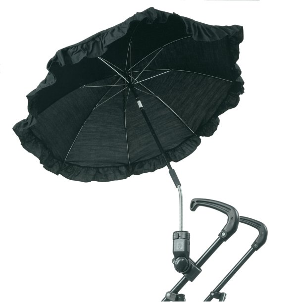 Minisol Sort Lux. !!  + 1 stk. sort parasol fod ekstra ub.